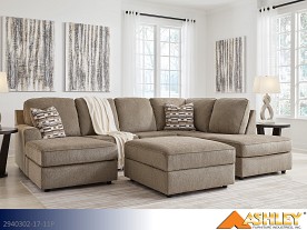 $17 Pays up to April 1* For This Ashley O'Phannon Briar Sectional (3 Piece Set)