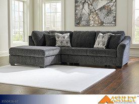 $17 Pays up to April 1* For This Ashley Biddeford Shadow Sectional (2 Piece Set)