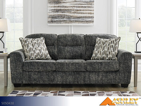 Ashley Lonoke Gunmetal Sofa