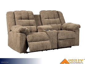 $20.25 Pays First Month! Ashley Workhorse Cocoa Motion Loveseat