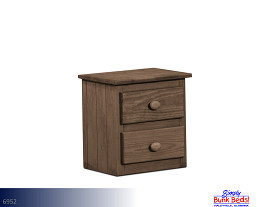 Simply Bunk Beds  Chestnut Nightstand