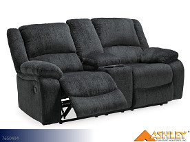 Ashley Draycoll Slate Motion Loveseat