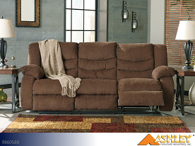 Ashley Tulen Chocolate Motion Sofa