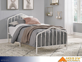 Ashley Trentlore White Bed