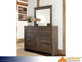 $20.25 Pays First Month! Ashley Juararo  Dresser & Mirror (2 Piece Set)