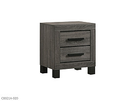 Lifestyle Salt Creek Gray Nightstand