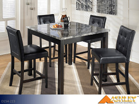 Ashley Maysville Black Dining Set (5 Piece Set)