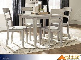 $17 Pays up to April 1* For This Ashley Loratti Gray Dining Set (5 Piece Set)