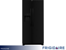 Frigidaire Frigidaire 26 cuft Black SXS Fridge Side by Side Refrigerator