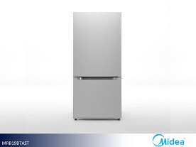 Midea  Refrigerator with Bottom Mount Freezer - 18.7 Cu Ft (Stainless)