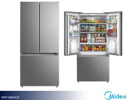 MIDEA Midea 18 cf Stainless French Door Fridge French Door Refrigerator