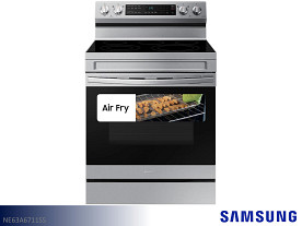 Samsung Air Fry Electric Range - 6.3 Cu Ft (Stainless)