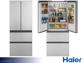 Haier 4 Door French Door Refrigerator - 14.5 Cu Ft (Stainless)