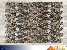 Ashley Vinmore Tan-Gray-White Rug (Medium)