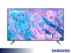 Samsung Crystal UHD TV Television - 55" Screen (Black)