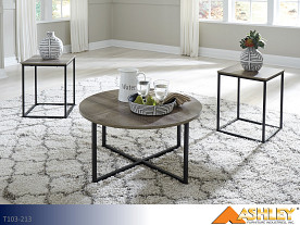 Ashley Wadeworth Two Tone Occasional Table Set (3 Piece Set)