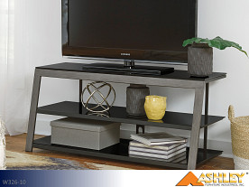 Ashley Rollynx Black TV Stand