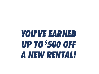 Nice try! We know you can do better, but you still won a great offer in your email inbox! You've earned up to $100 off a new rental! Play again to see if you can score higher, or start shopping now!